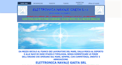 Desktop Screenshot of elettronicanavalegaeta.com
